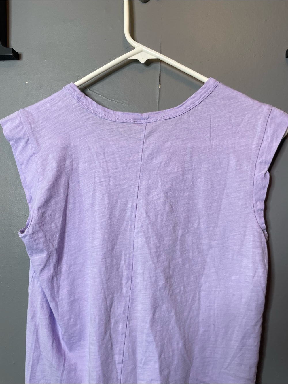 LOFT Lavender‎ Sleeveless Crewneck cotton Top size XS - Picture 9 of 11